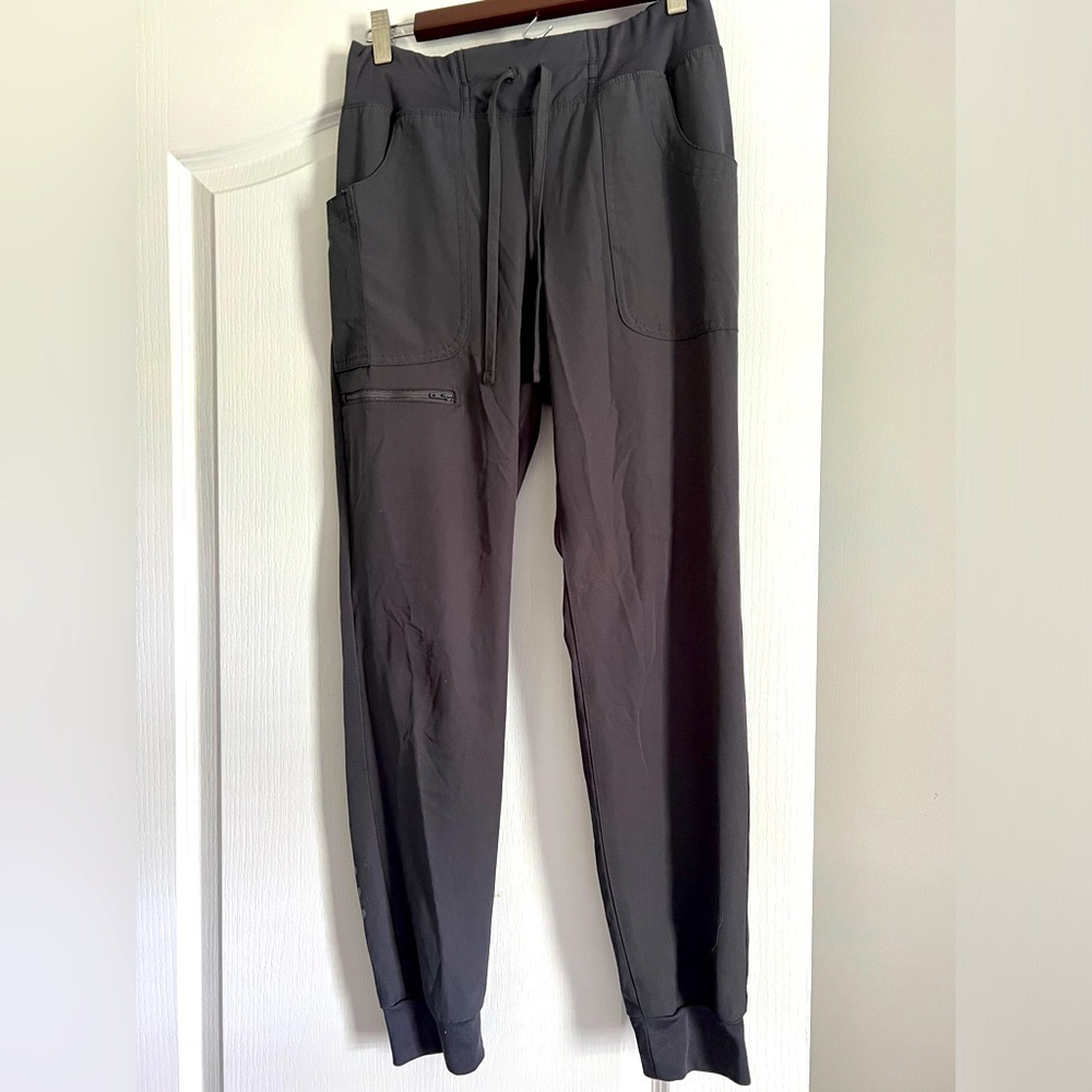 Heart Soul S grey Jogger scrubs